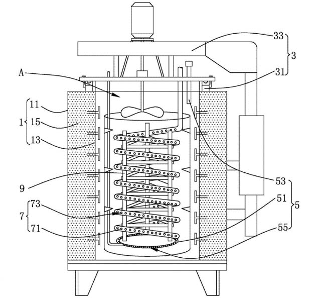 井式氮化爐結(jié)構圖